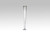32in Tall Cielo Pilsner Clear Glass Vase