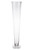 24in Tall Cielo Pilsner Clear Glass Vase
