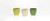 4.5in Tall Colorful Ceramic Pots - Kiwi Moss Cream (Assorted)