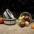 8in Wide Whiskey Barrel Wood Planter - Greywash