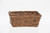 11in Long Rustic Willow Rectangular Basket