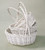 11-15in Wide Split Willow Baskets - Whitewash (Set of 3)