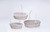 12.5-16.5in Long Split Willow Oval Baskets - Whitewash (Set of 3)