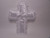 Satin Puffy Cross Pillow