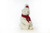 18.5in Tall Polar Bear with Red Hat Decor