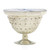 8in Wide Baleri Mercury Glass Compote Vase