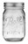 16oz Glass Mason Jar with Lid, 16oz (Set of 12)