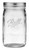 32oz Glass Mason Jar with Lid, Wide Mouth (Set of 12)