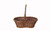 10.5in Long Peanut Rustic Willow Basket