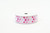 #9 Linen Pinky Hearts Spring Ribbon - Wired Edge (20yd)
