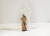 8in Tall Ceramic & Wood Standing Angels