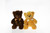 15in Tall Jeffrey Jr. Bears with Cream Ribbon Bows Plush (Assorted)