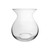 7in Tall Lula Clear Glass Vase