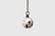 7.5in Jingle Bell Metal Ornament - Distressed White