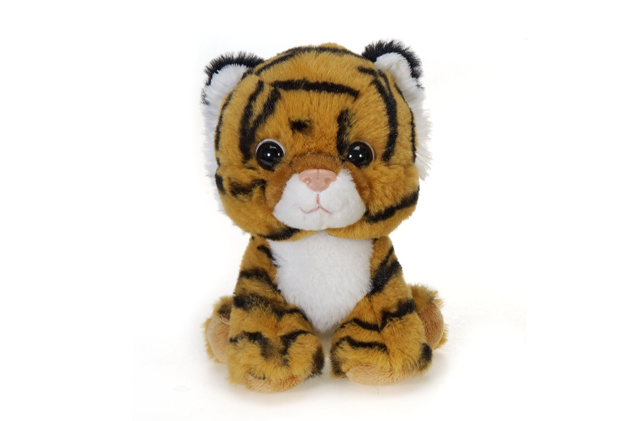 7in Tall Bean Bag Tiger Plush