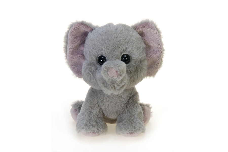 7in Tall Bean Bag Elephant Plush