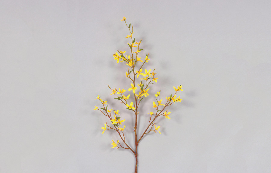 39in Forsythia Spray x7 - Yellow