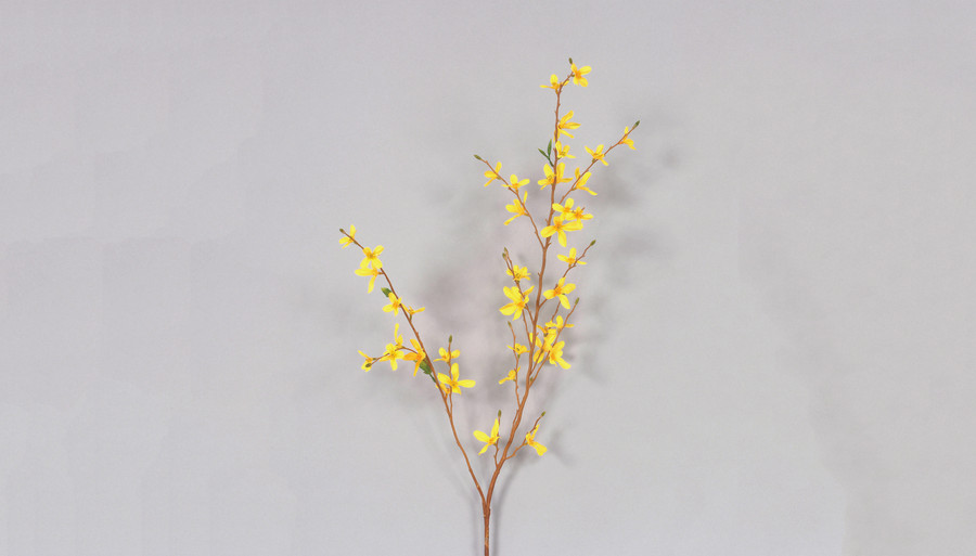 37in Forsythia Spray - Yellow