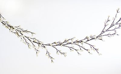 6ft Waterproof Iridescent Ilex Berry Garland