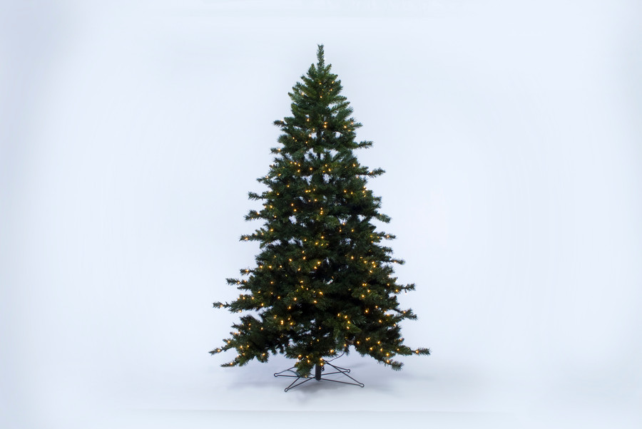 7.5ft Lit Majestic Christmas Tree with 500 LED Lights, 1209 Tips