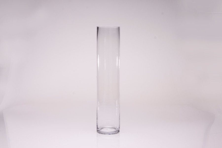 18in Tall Cylinder Clear Glass Vase - Jacobson