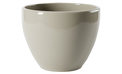 7.5in Wide Memphis Ceramic Pot - Taupe Stone
