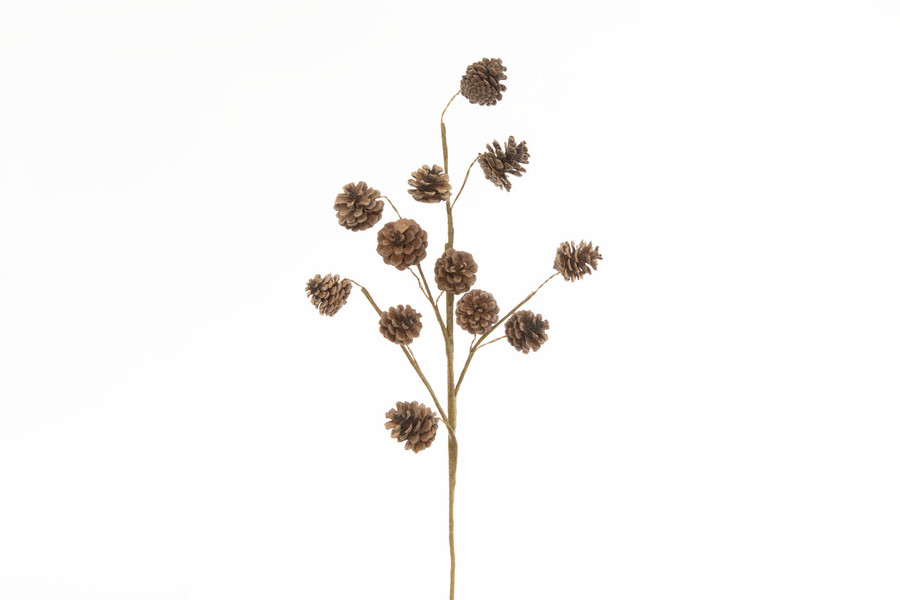 22in Long Pine Cone Spray