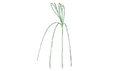 36in Sequin Loop Spray - Mint Champagne