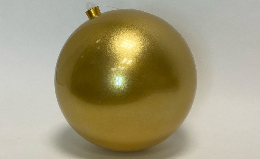 250mm Plastic Display Ball - Gold