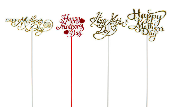 4.5in "Happy Mothers Day" (Assorted)