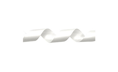 #3 Premium Double Face Satin Ribbon (50yd) - White