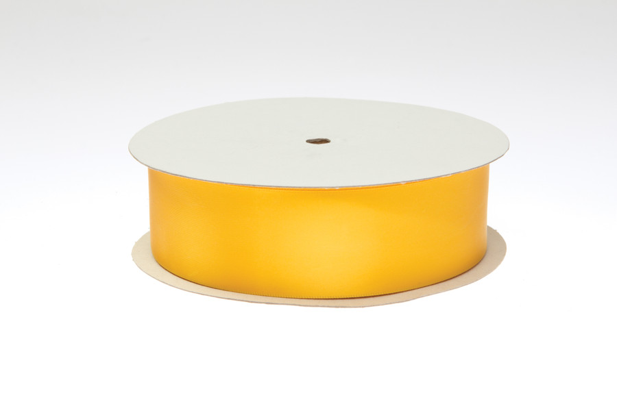 #9 Premium Double Face Satin Ribbon - Yellow Gold (50yd)