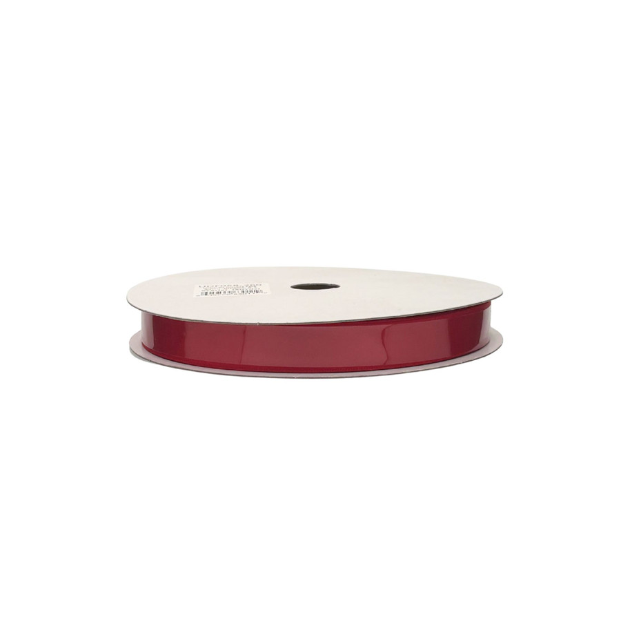 #3 Premium Double Face Satin Ribbon (50yd) - Scarlet Red