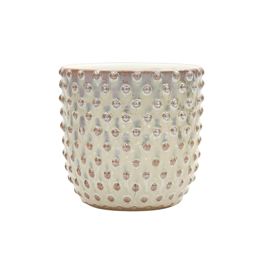 3in Tall Everly Ceramic Pot - Iridescent