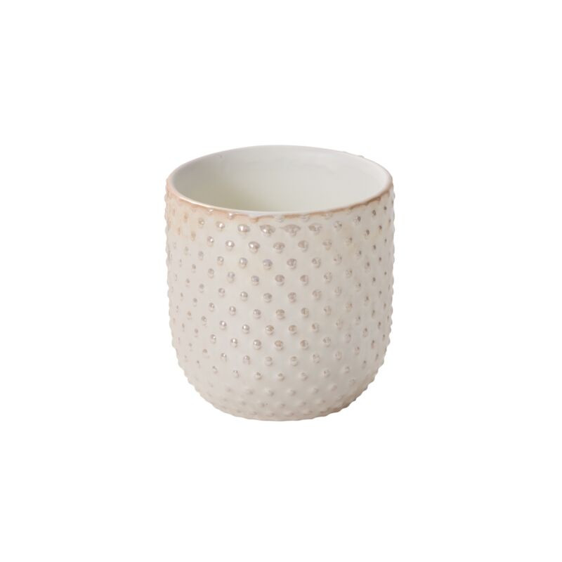 4in Wide Everly Ceramic Pot - Iridescent