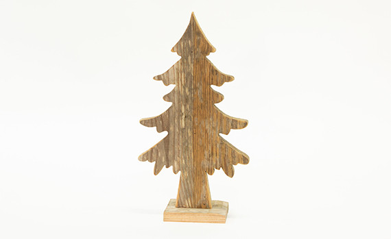13.5in Tall Christmas Tree Wood Cutout