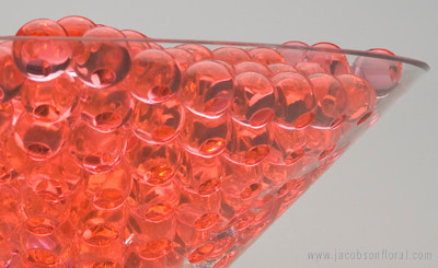 0.5oz Deco Beads Water Pearls - Red