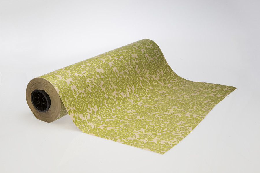 30in Wide Baroque Paper Roll (833ft) - Black Natural
