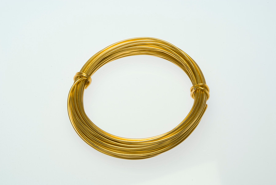 12G Aluminum Wire (39ft) - Gold - Jacobson