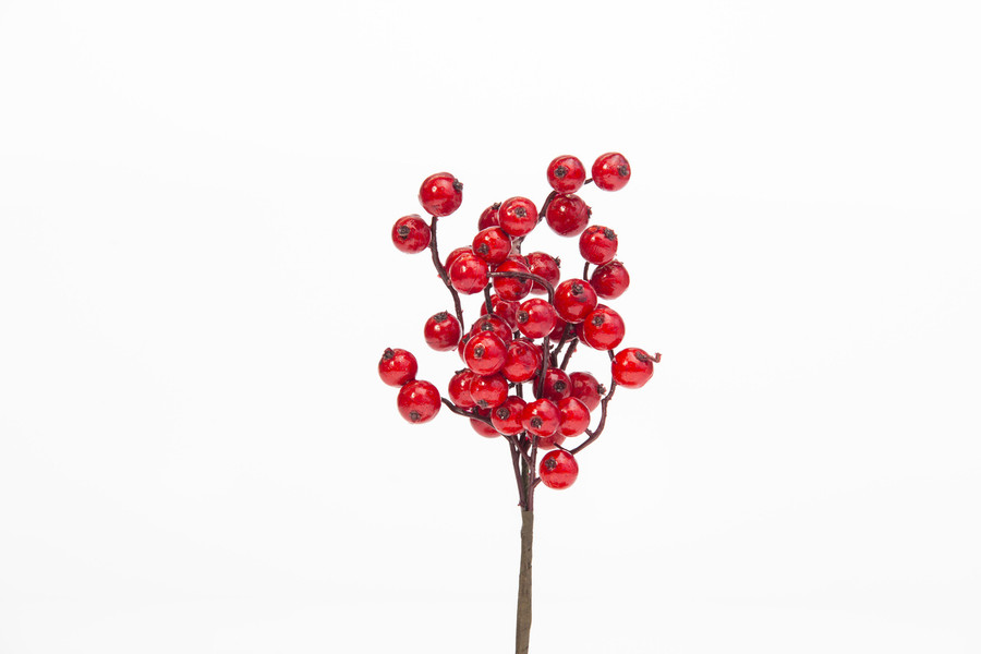 12in Crabapple Pick - Red