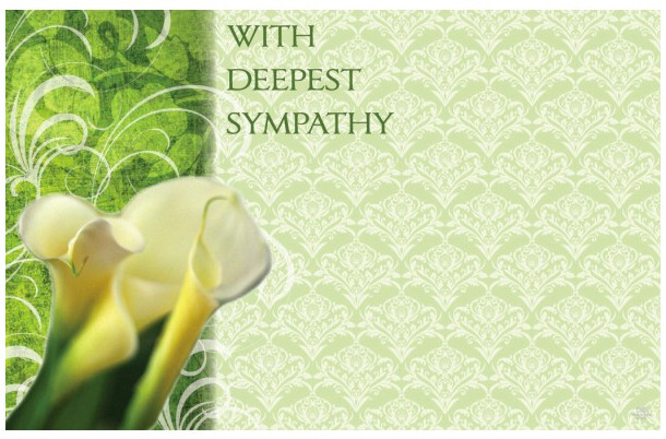 Enclosure Cards (Pack of 50) - With Deepest Sympathy