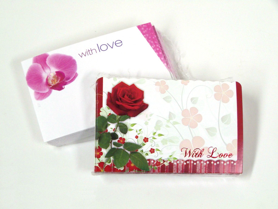 Enclosure Cards (Pack of 50) - With Love