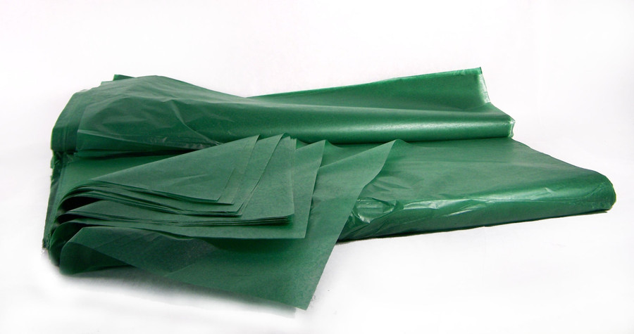 18x24in Waxed Tissue Sheets - Green