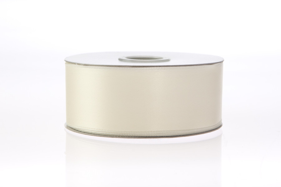 #9 Premium Double Face Satin WE Ribbon (25yd) - Ivory