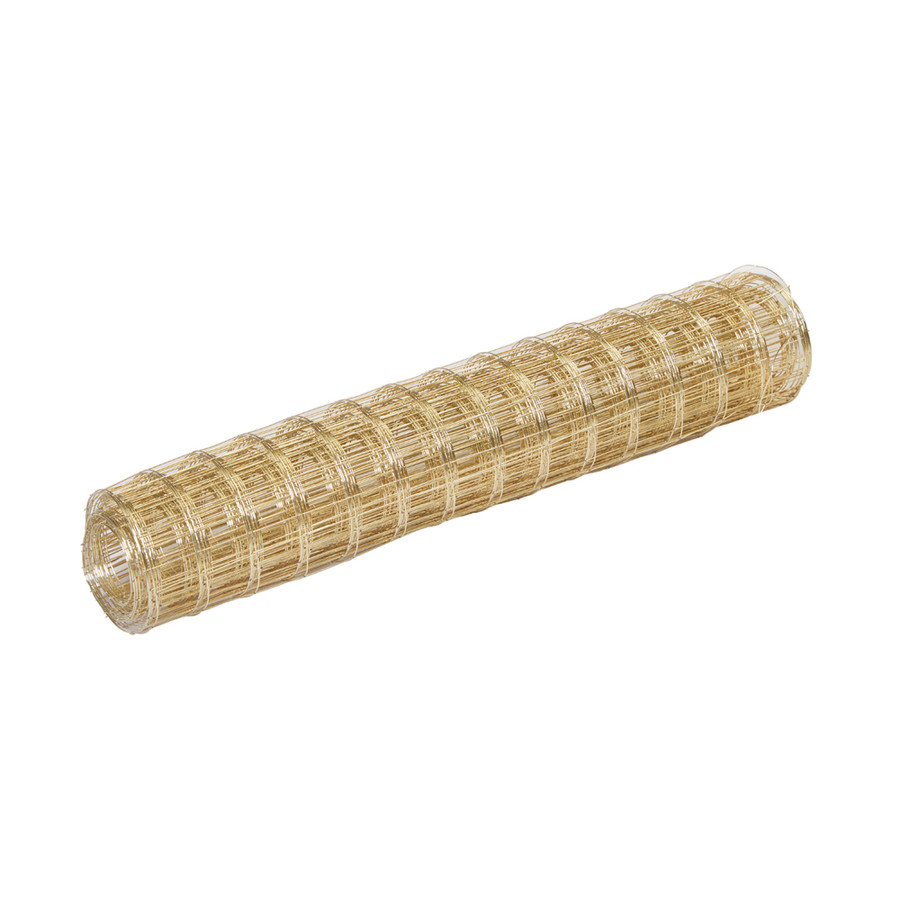 13.75x16in Floral Mesh Grid - Gold