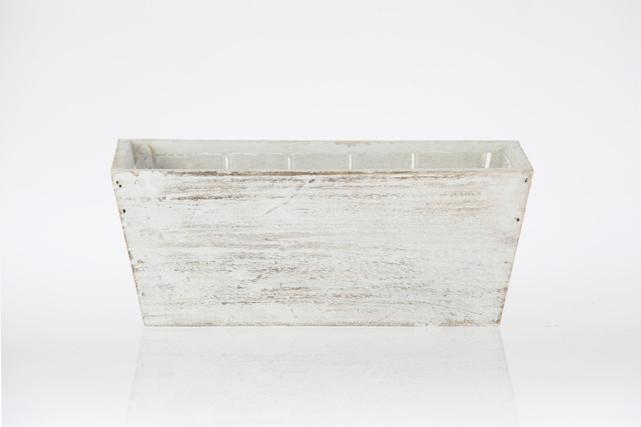 10in Long Rectangular Wood Planter Box - Nantucket