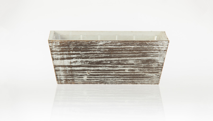10in Long Rectangular Wood Planter Box - Rockport