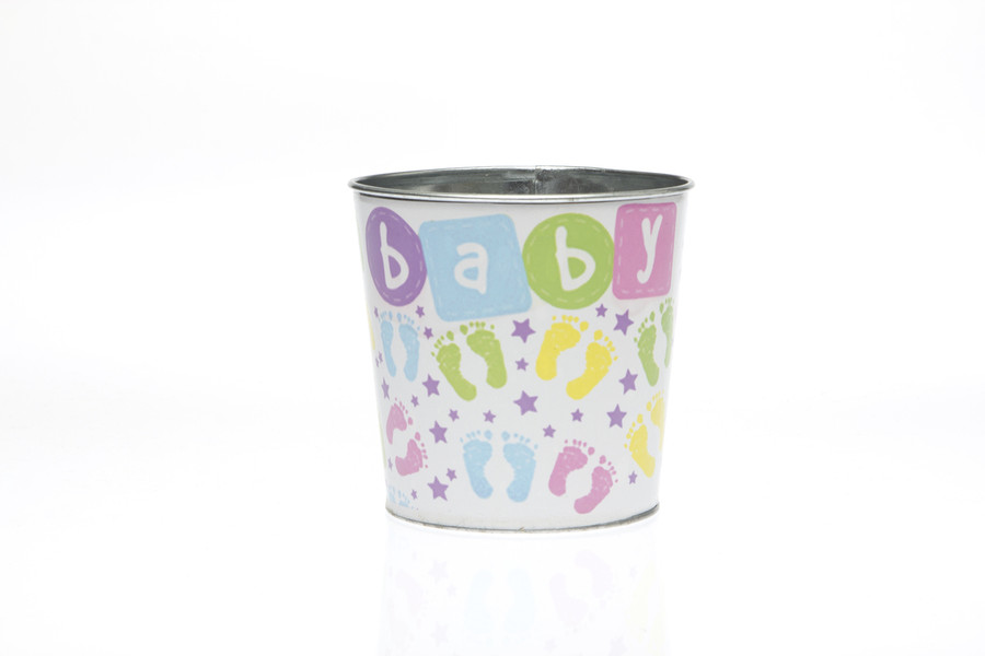 5in Wide Baby Metal Pot Cover - Pastel
