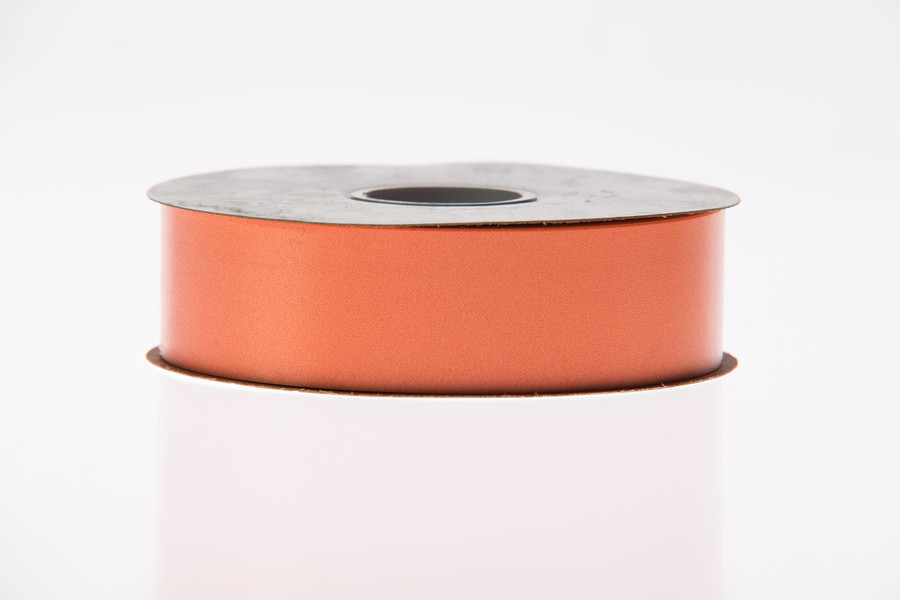 #9 Florasatin Plastic Ribbon (100yd) - Orange