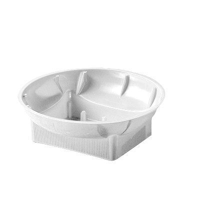 Single Design Plastic Bowl - White